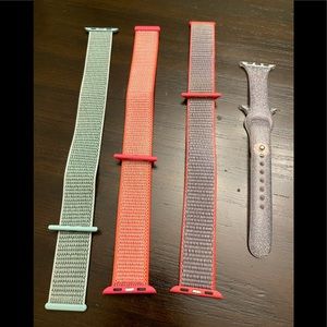 4 Apple Watch 38mm wrist bands